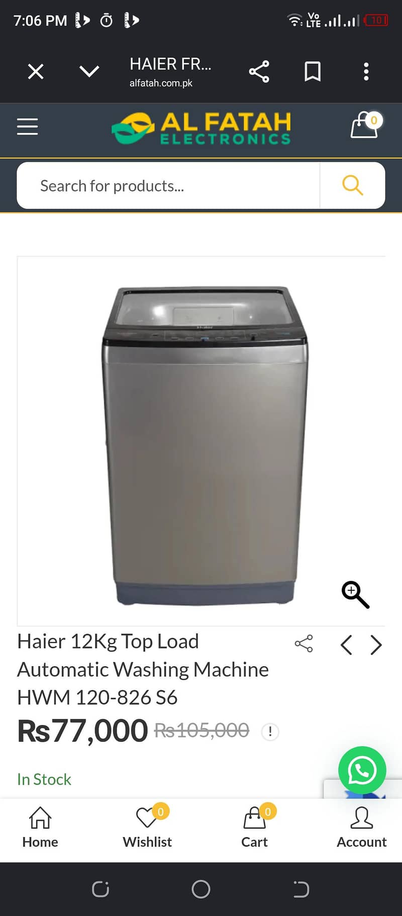 top load automatic washing machine 0