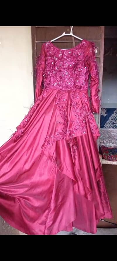 Maxi Dress Red color