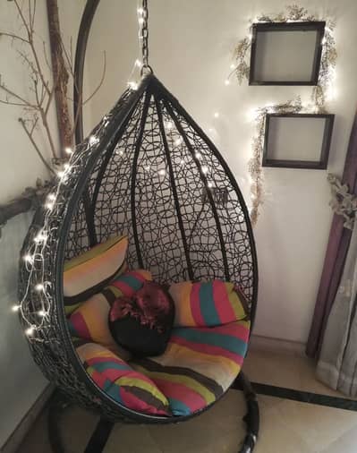 Rattan Hanging Swing