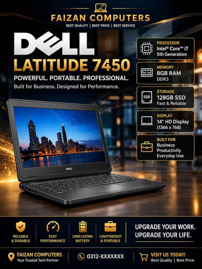 dell latitude 7450 i7 5th gen 8gb ram 128 gb ssd