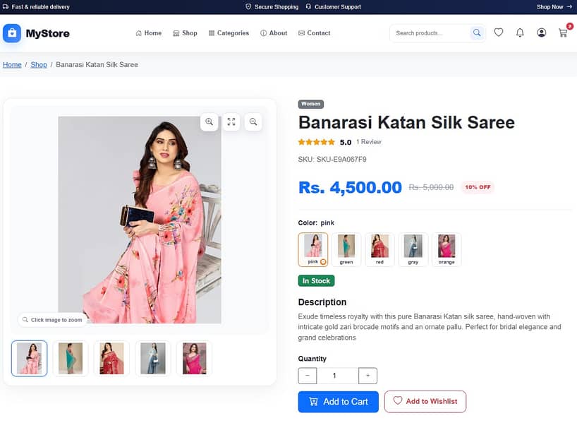 Full function Ecommerce website and admin dashboard for 3k per month 4