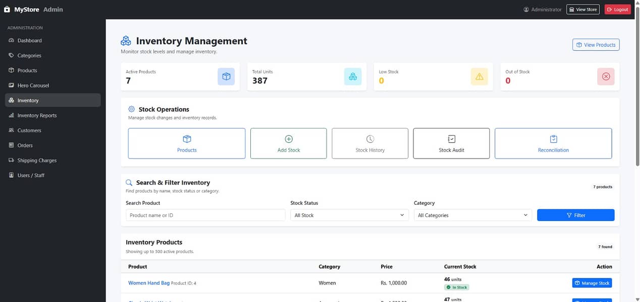 Full function Ecommerce website and admin dashboard for 3k per month 10