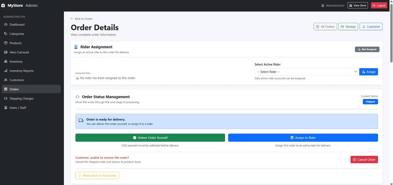 Full function Ecommerce website and admin dashboard for 3k per month 11