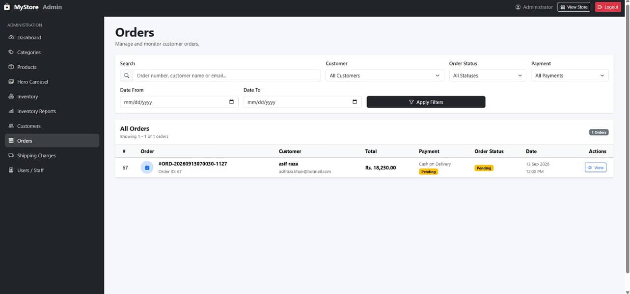 Full function Ecommerce website and admin dashboard for 3k per month 13