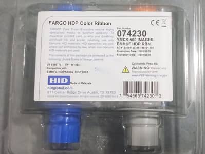 Fargo HDP 5000 Film & Ribbon
