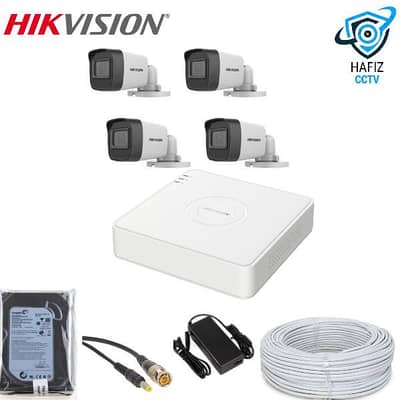 4 CCTV Cameras Complete Package | 8 CCTV Camera Package
