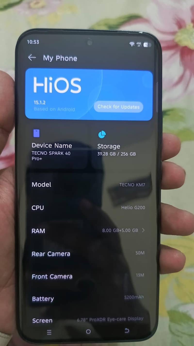 Techno Spark 40 Pro Plus 1
