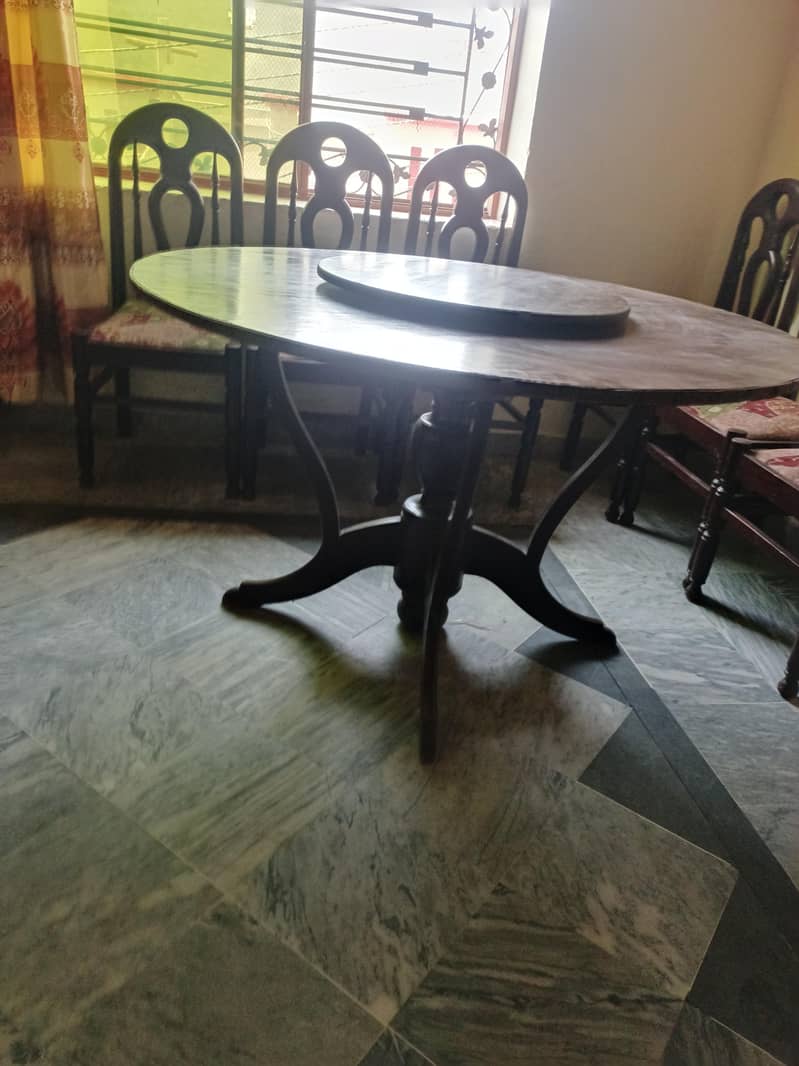 DINING TABLE SET 6 CHAIRS 0