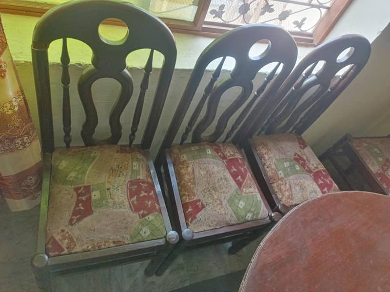 DINING TABLE SET 6 CHAIRS 3