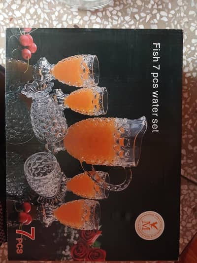 jug and sglass set