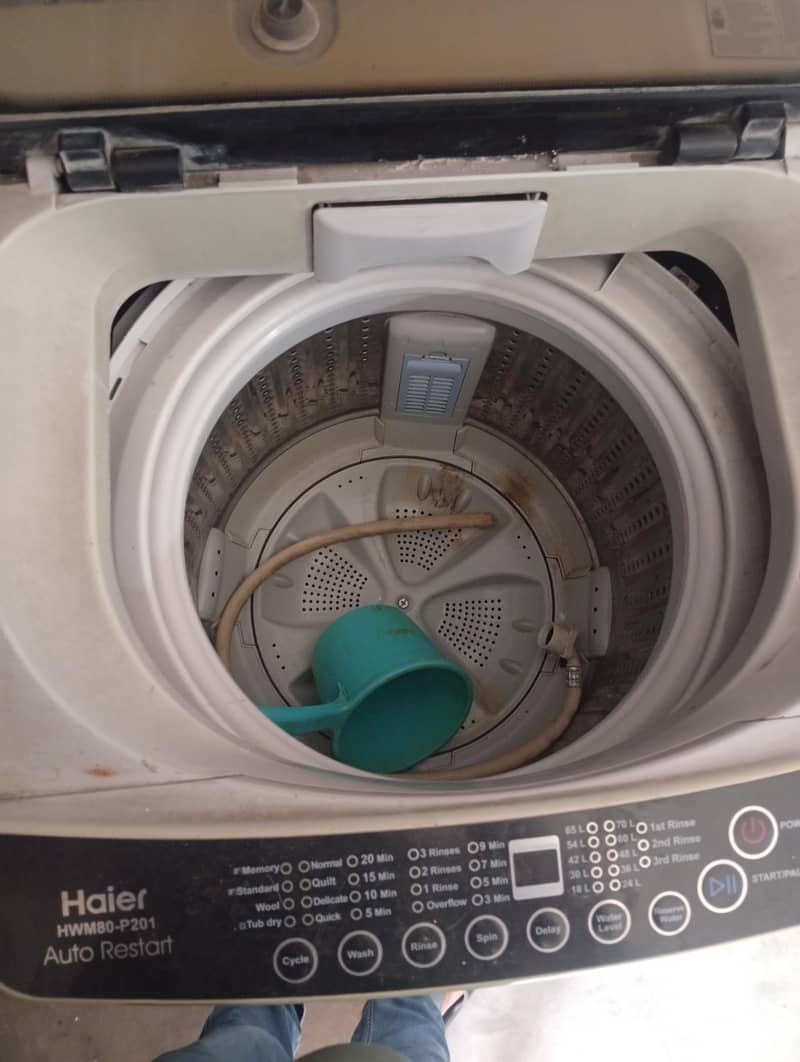 Haier waching machine automatic 1