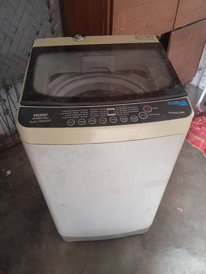 Haier waching machine automatic 3