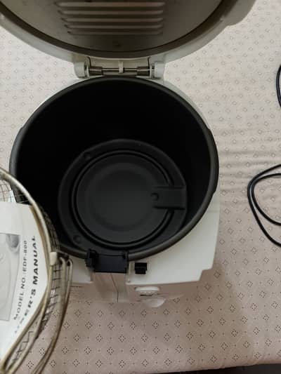 Brand New Elekta Deep Fryer with Box & Manual – Unused