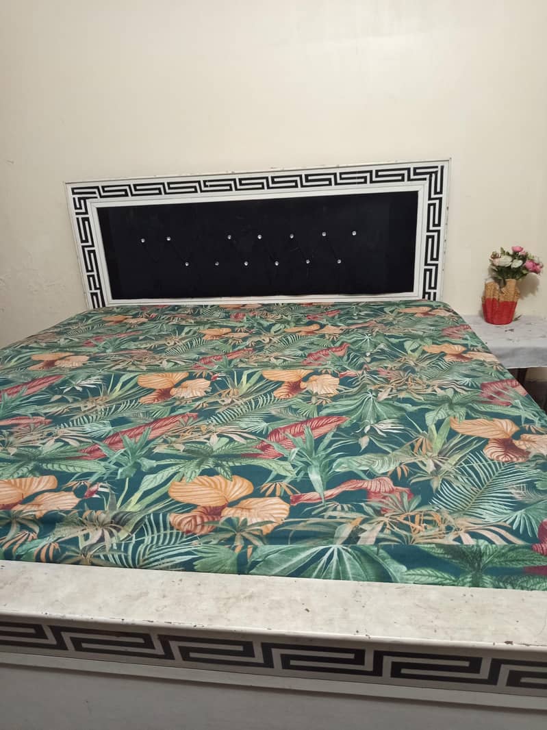 Luxury King size Bed with Mattress | Bedroom Bed set  | Stylesh Bed 0