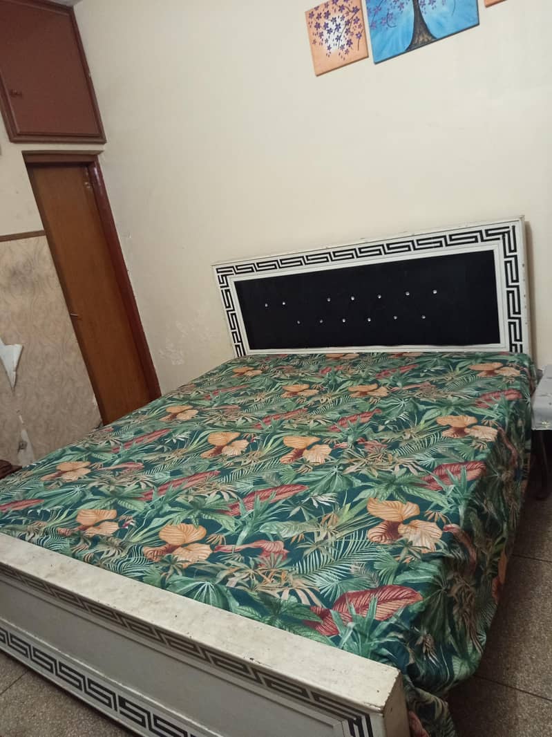 Luxury King size Bed with Mattress | Bedroom Bed set  | Stylesh Bed 1