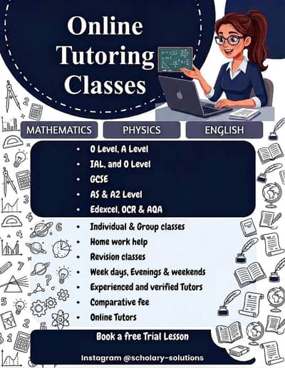 Female Online Tutor Available