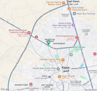 8 KANAL COMMERCIAL PLOT MAIN KASUR RAIWIND ROAD