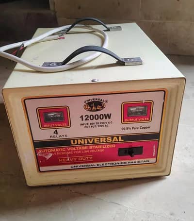 Universal stabilizer Heavy duty 12000W with 4Relys
