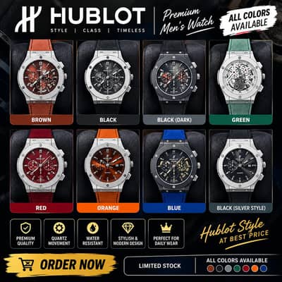 Hublot premium watch ⌚ all colors available