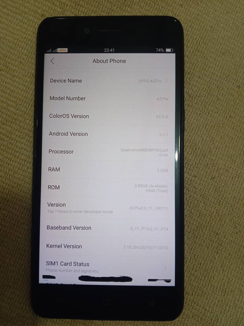 OPPO A37 3