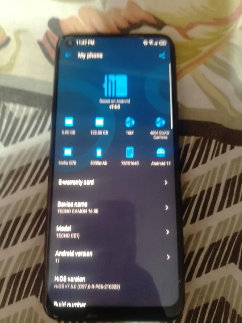 Tecno CAMON 16 SE 3