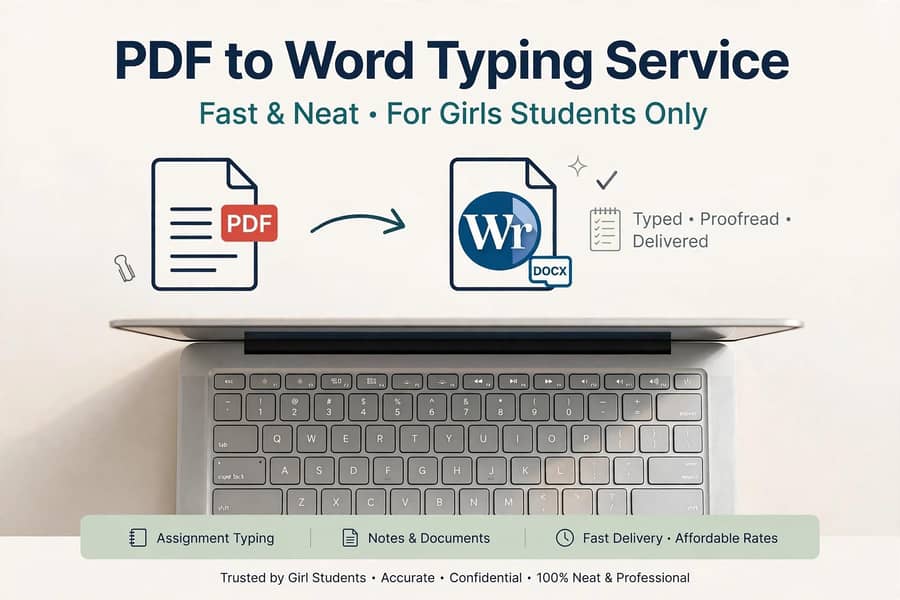 PDF to Word Typing - Thesis Assignment Notes 0