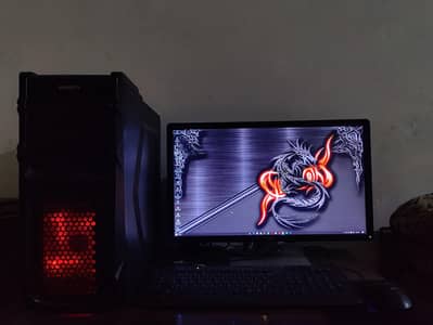 full setup gaming PC for sale or exchange with laptop