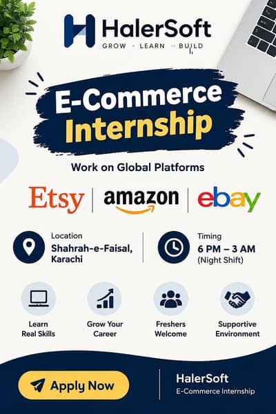 E-commerce Internship – Etsy, Amazon & eBay