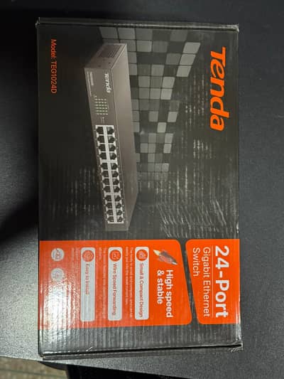 Tenda TEG1024D 24-Port Gigabit Ethernet Switch - Brand New