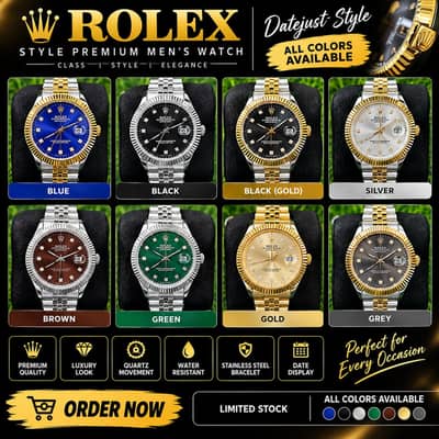 Rolex date working all colors available