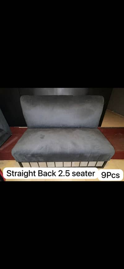 sofa 2.5 seater down side iron frame