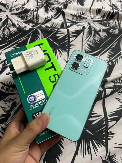 Infinix Hot 50i 6/128 dual official approved with box or charger