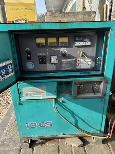 Denyo DCA-13ESY (13 ES) Japanese 13 KVA soundproof diesel generator.