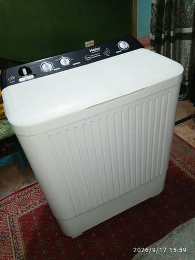 Haier washing machine twin tub model number HWM 100CS