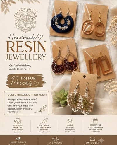 Resin Jewelry Tops, Earings & Gajra Bangles