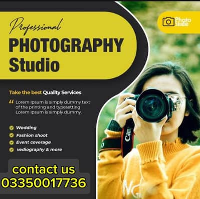 professional photo shoot