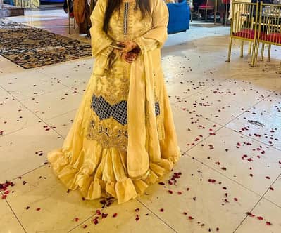 long shirt with gharara