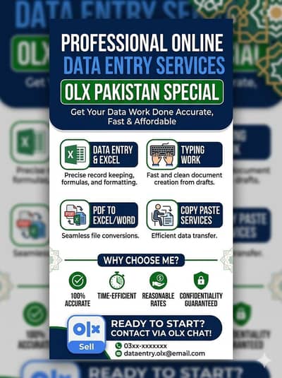 Professional Data Entry & MS Excel Services Available Online