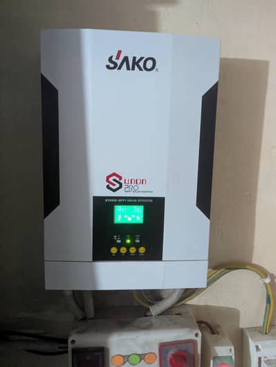 Sako 5.5 kw inverter with 4 tubular batteries
