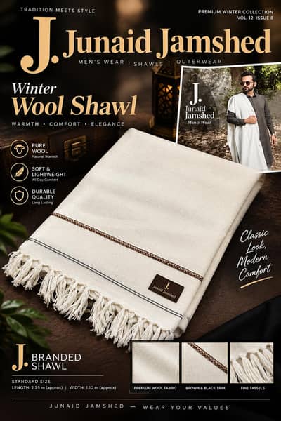 white wool shawl