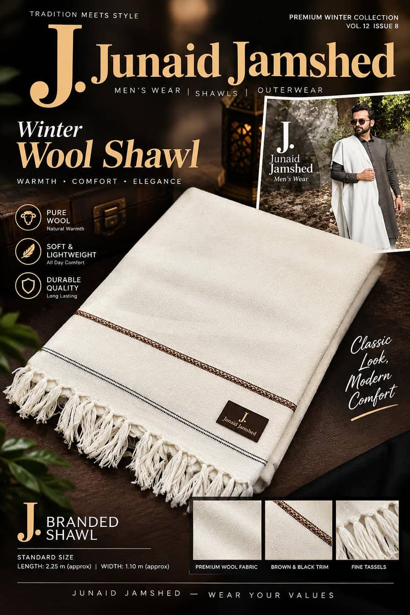 white wool shawl 0
