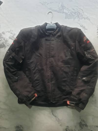 RST Motorcycle Riding Jacket – Black – Size — medium/large