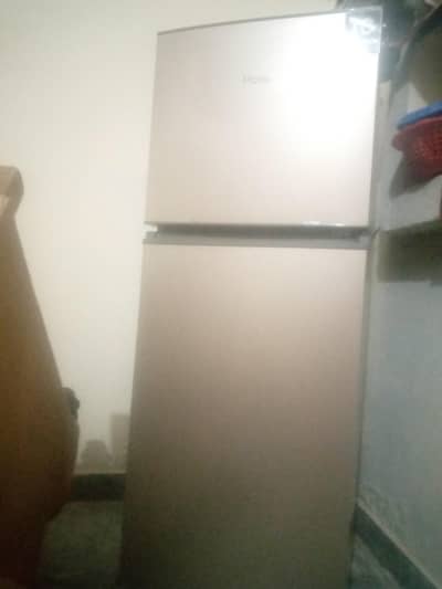 haier refrigerator 2 door 1 month used 10/10 condition