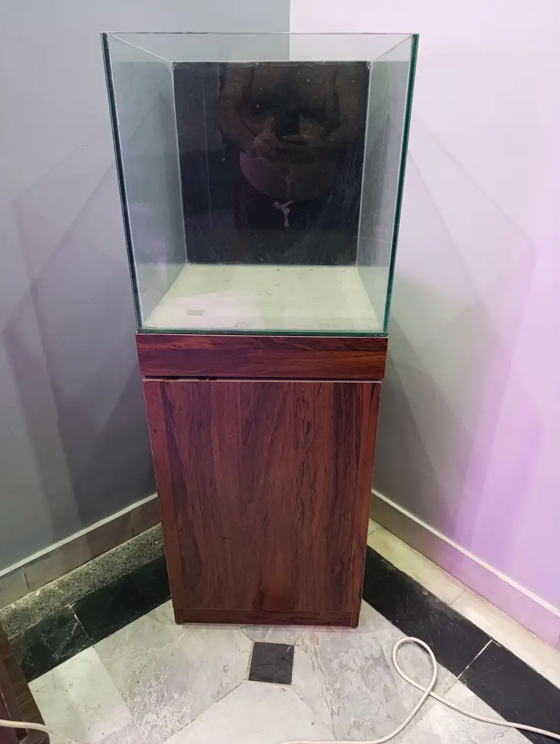 fish tank for sale size 18'/18"/18" cube 10/10 condition — photo 2