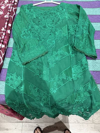 Maria B Green dress Size Medium