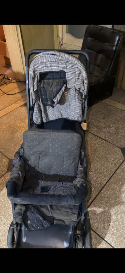 Imported Double Twin Baby Stroller / Pram (Tandem 2-Seater)