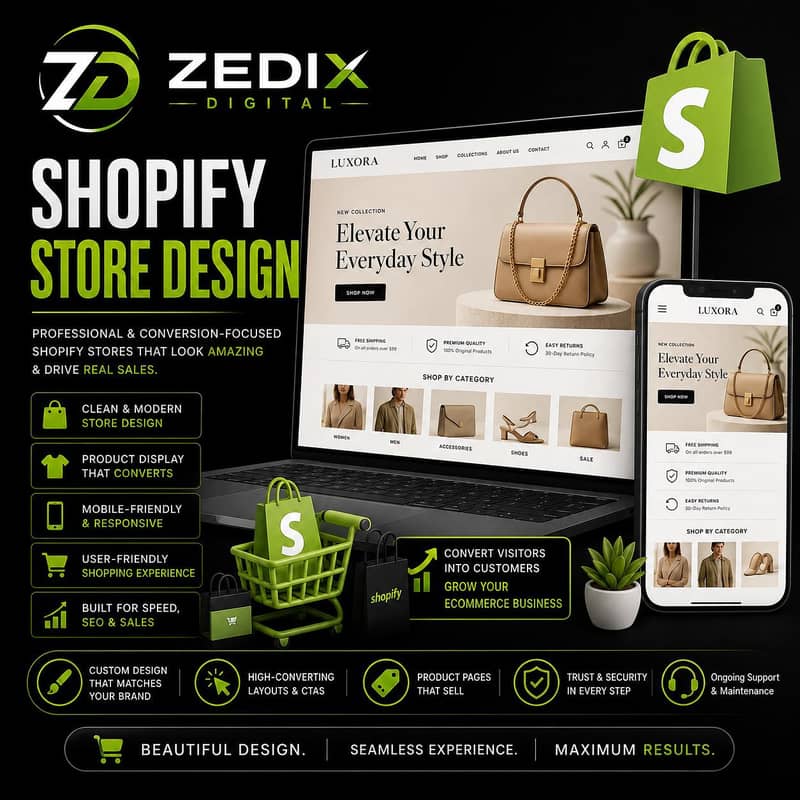 Shopify E-Commerce Website development 0