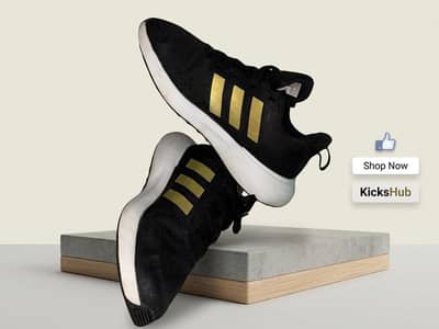 Branded Black & White Sneakers – Size 7 – Rs. 2,499