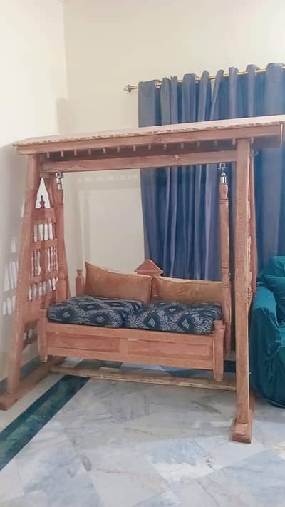 chaniyoti  kora jhoola  solid wood