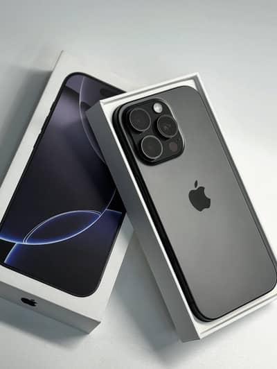 Apple iPhone 16 Pro 128GB | Black Titanium | 100% Battery Health |